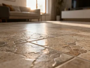 Porównanie próbek tynku mineralnego i silikonowego na tle budowanego domu, ułatwiające wybór materiału na elewację.